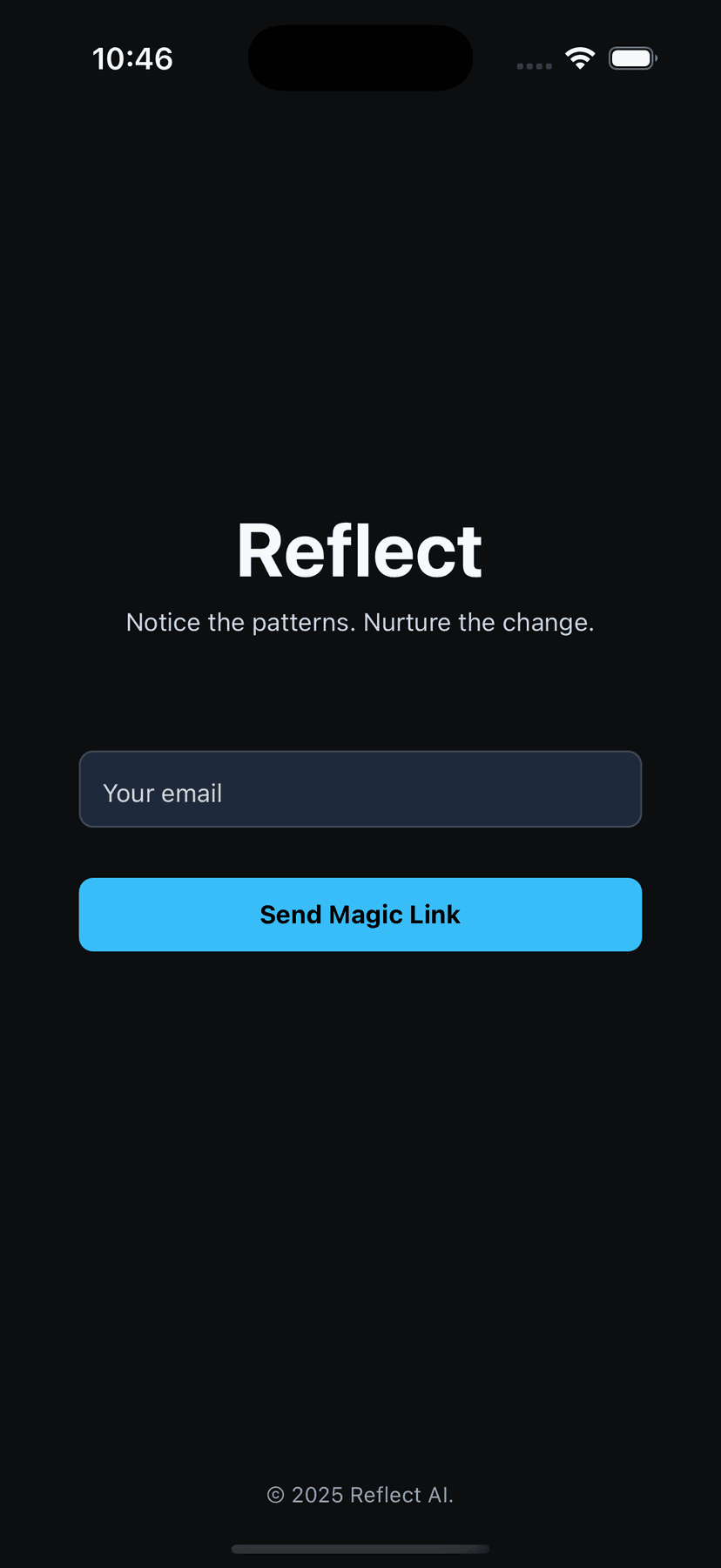 Reflect – Wellness & Journaling App